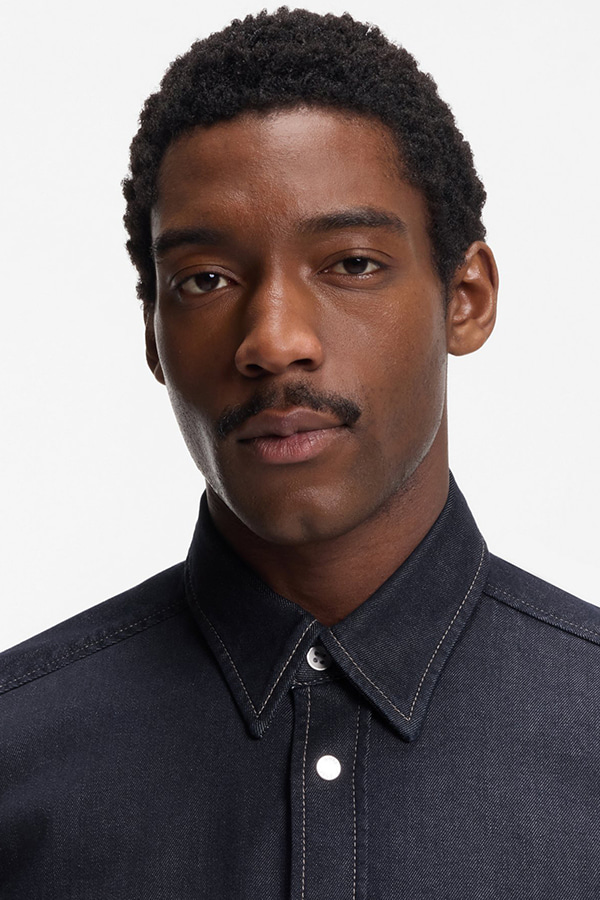 ΤΖΗΝ ΠΟΥΚΑΜΙΣΟ BOSS - 402 ΜΠΛΕ